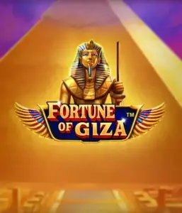 Step into the timeless world of the Fortune of Giza game by Pragmatic Play, featuring a stunning depiction of a Pharaoh before the iconic pyramid backdrop. This image captures the richness of Egyptian culture, perfect for those interested in ancient civilizations, delivering a captivating escape.